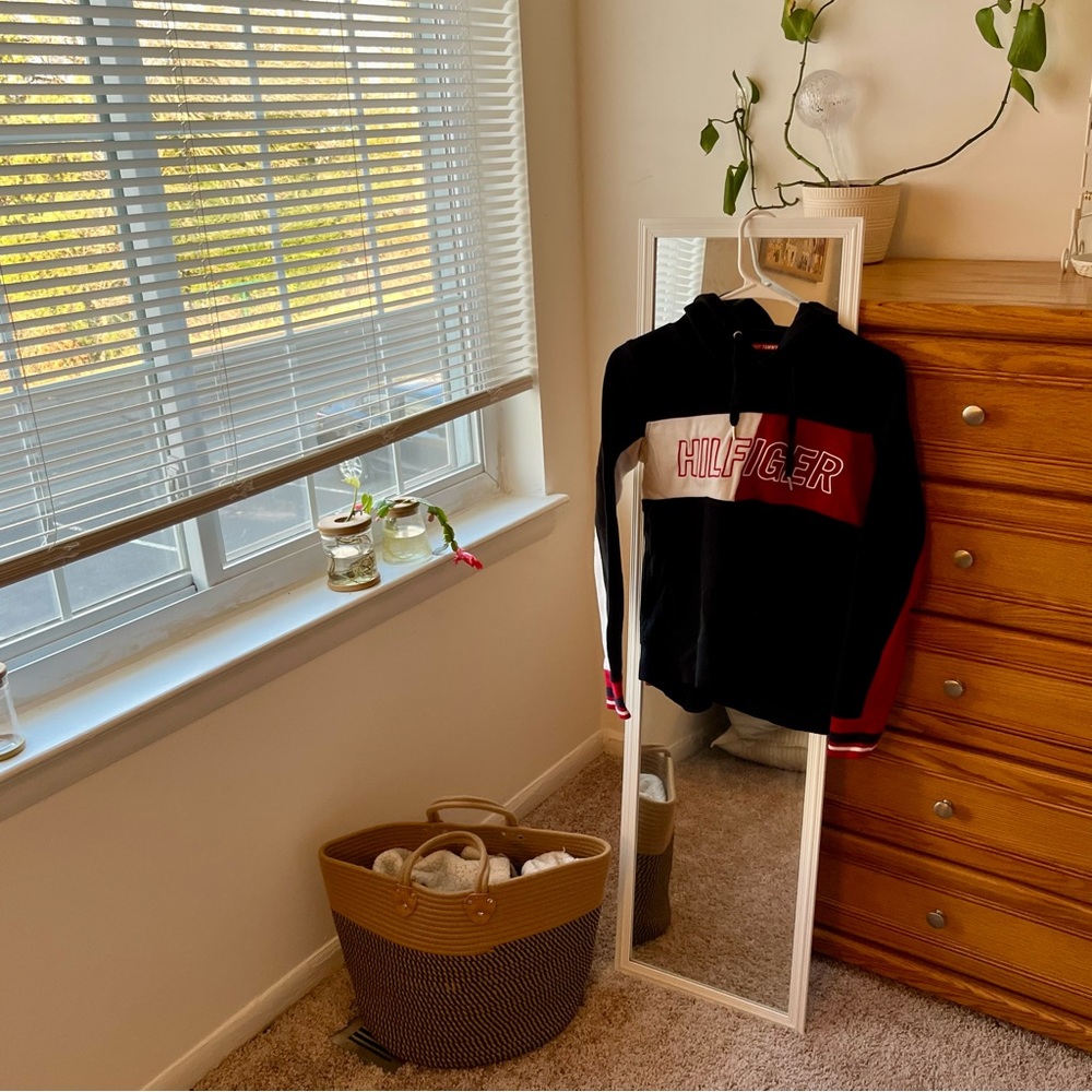 Tommy Hilfiger Black and Red Hoodie